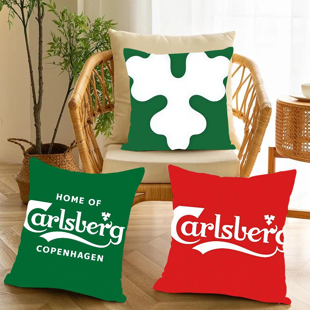 Fashion G-Carlsberg G-Group Pillow Case Applicable Space For Guest Rooms Interiors Cars Office House Decoration