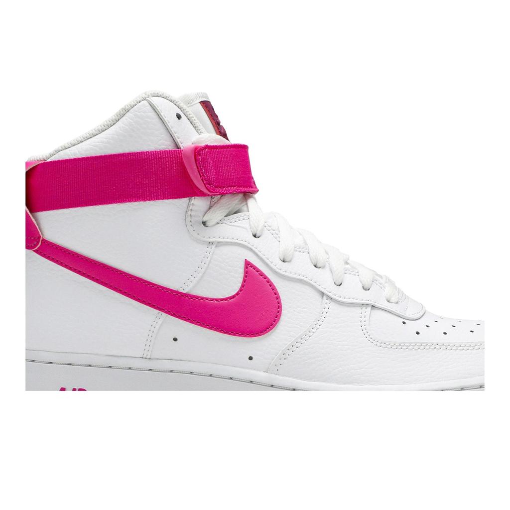 Nike Womens Air Force 1 High 'White Fuchsia' (women's sizes) White / True Berry-Laser Fuchsia Skate Shoes 334031 110