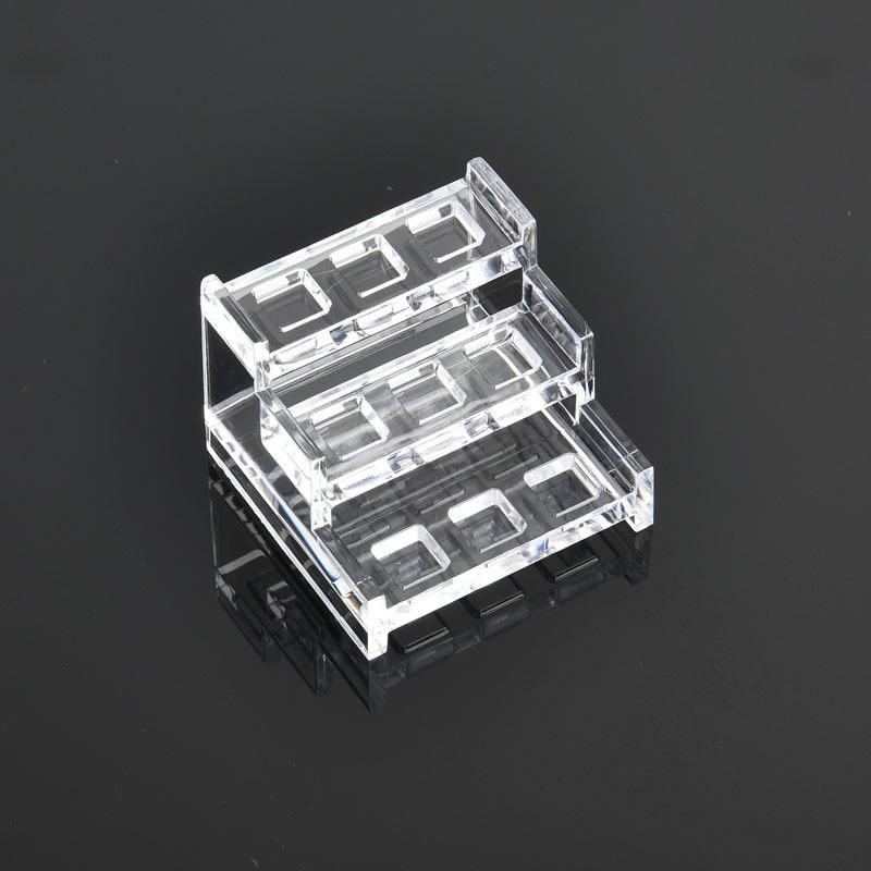 1-10Pcs Cube Transparent Plastic Box Cat Mineral Box Mineral Label Box Mineral Crystal Specimen Display and Collection Box