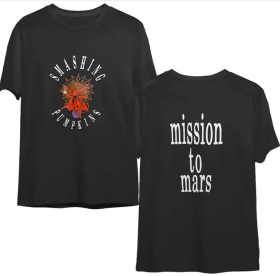 Vintage 1991 Smashing Pumpkins Tour Shirt – Mission To Mars Concert Tee