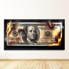 Wall Art Gold Modern Popular Colorful Hundred Money Canvas Painting Quadro Street Abstract Poster Picture Home Decor