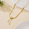 Elegant Gold Butterfly Tassel Chain Necklace for Women - Non-fading, Versatile, Fashionable Accessory