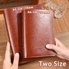 High Quality A5/A6 Notebook PU Leather Loose-leaf Diary Book Detachable Shell Binder Notepad Student