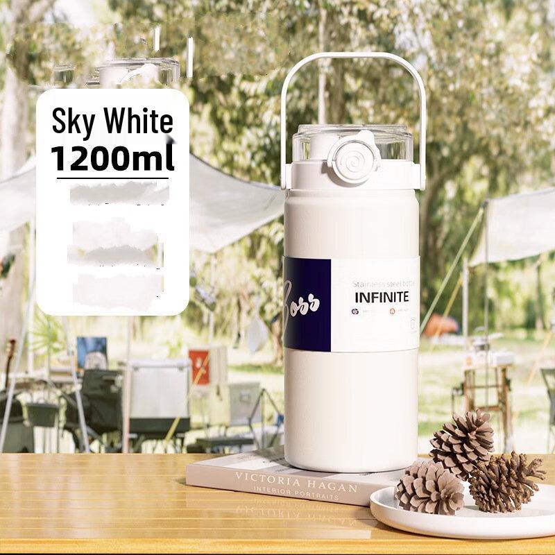 

Nufeng Double-Drink Insulated Sports Water Bottle