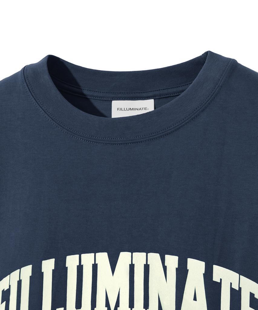 FILLUMINATE Essential Arch Logo T-Shirt - Navy