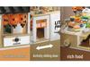 Parrot BEBE Playtown Series: Street View Cottage Building Blocks - Coffee Shop & Izakaya Assembly Toy Gift
