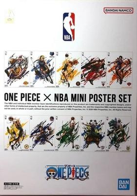 ONE PIECE x NBA Mini Poster Set 10 Sheets Limited Japan Official PSL