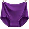 Modal Women's High Waist Tummy Control Plus Size Briefs with Antibacterial Crotch