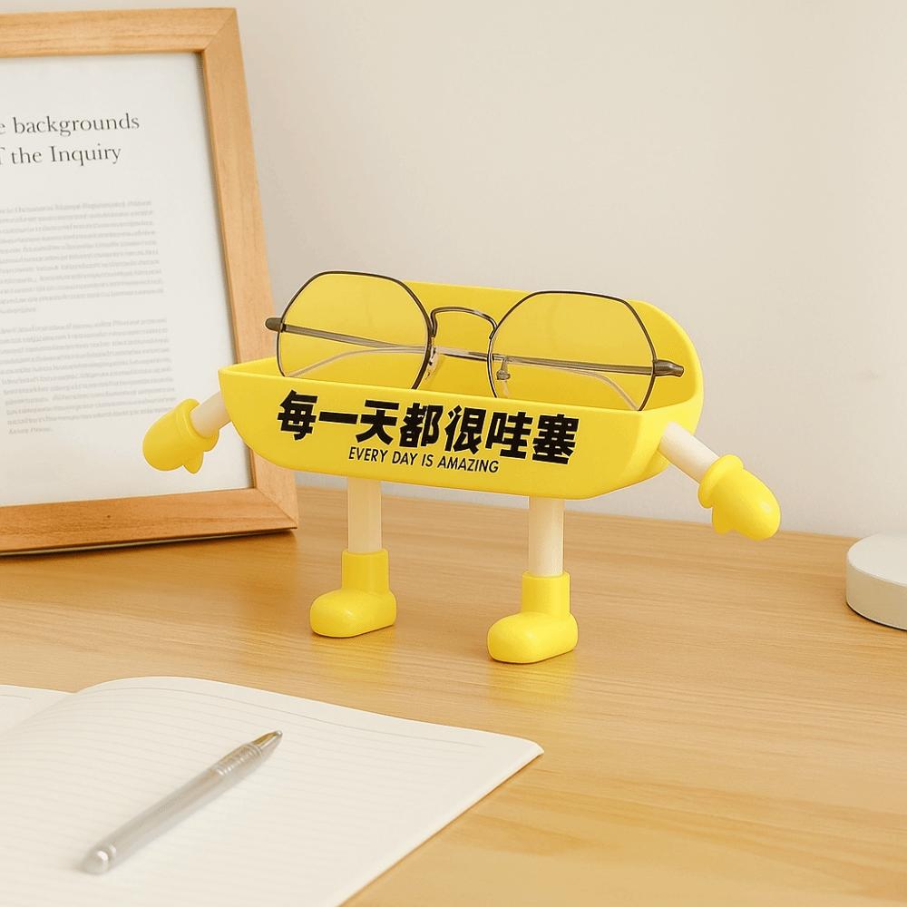 Plastic Glasses Storage Holder Portable Bathroom Glasses Rack Wall Mounted Holder  Space Saving