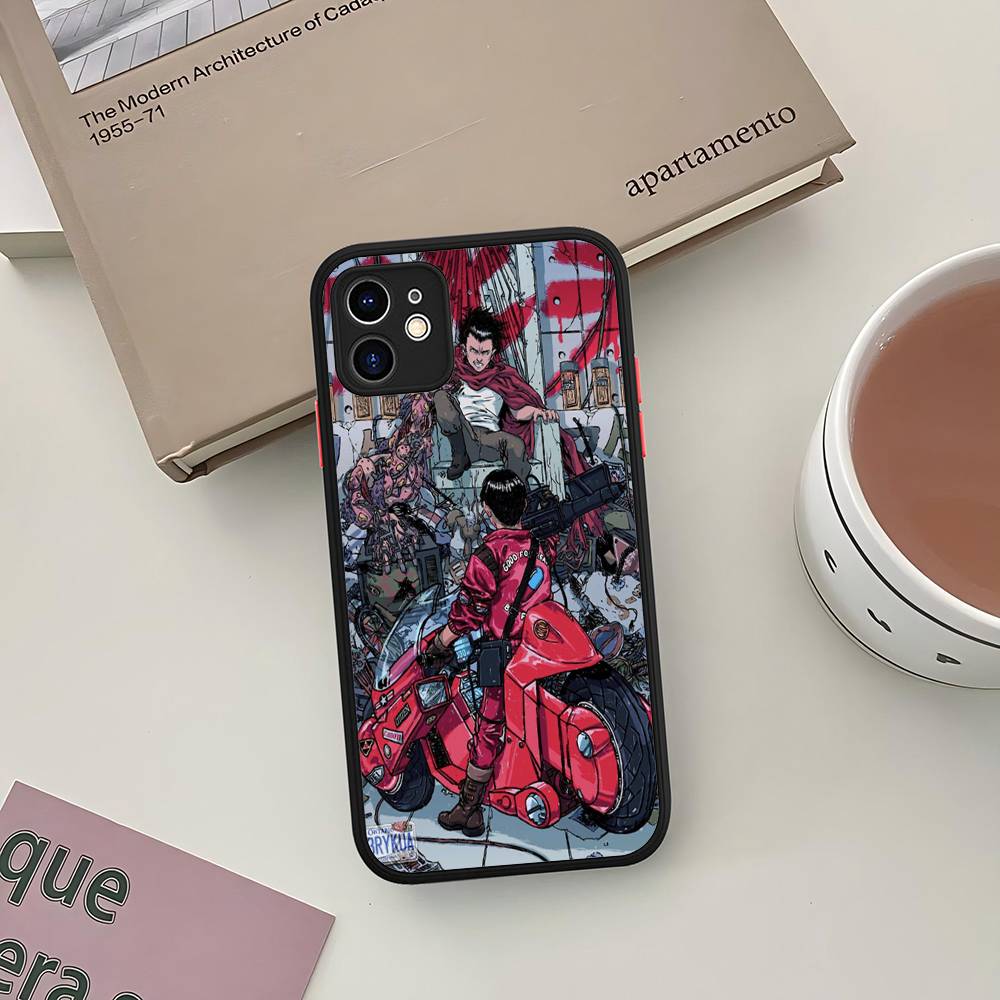 AKIRA ANIME CARTOON Phone Case For IPhone 14 X XR XS 7 8 Plus 11 12 13 Pro MAX 13mini Matte Shockproof Case