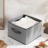 Portable Square Storage Bin Nonwoven Material No Odor Safe Family Use for Bedroom Bathroom Living Room Organization