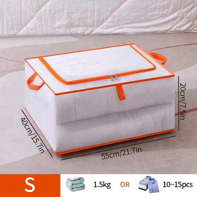 Dust-proof Organizer Bag Bedroom Multifunctional Translucent Storage Bag Large Clothes Storage Boxes Suit Quilt Clothing Bags