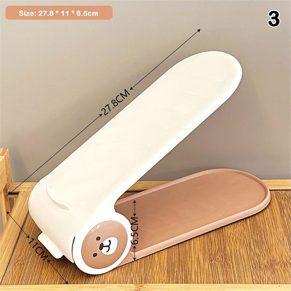 

4 шестерні слоти для взуття Організатор двошаровий органайзер для взуття міцна стійка для взуття 3