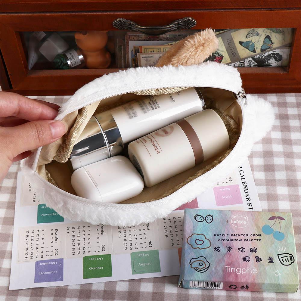 Korean Style Children Puppy Pencil Bag Puppy Pencil Pouch Desktop Storage Bags Plush Stationery Bag