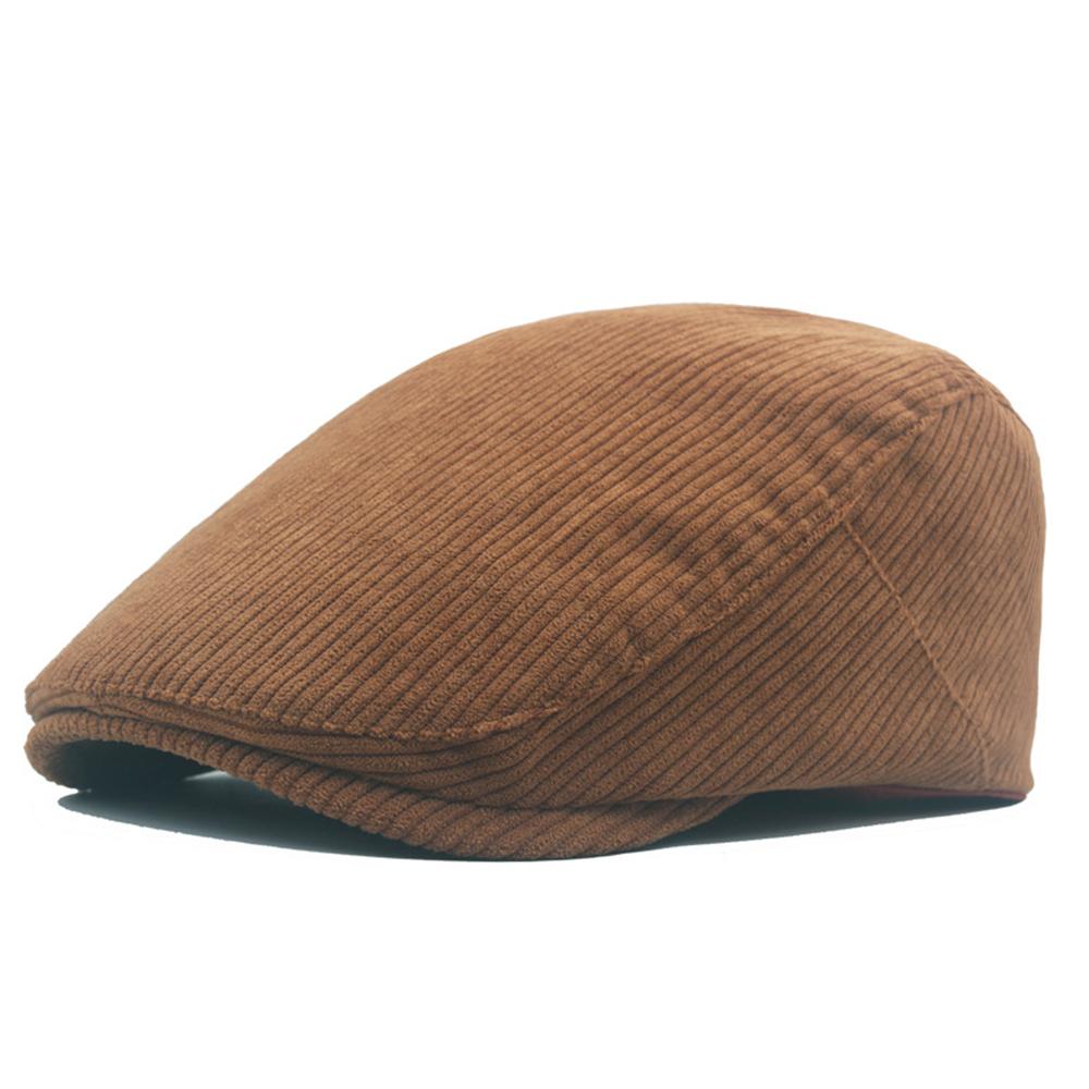 New Beret Corduroy Ivy Cap Hat Painter Hat Advance Cap Solid Color Newsboy Hat Classic Adjustable Vintage Casual Hat For Unisex