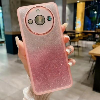 Glitter Clear Silicone Soft Case For Oppo Realme 11 Pro Plus 5G 2023 Lens Glass Protector Back Cover On Realme11 11pro 11proplus