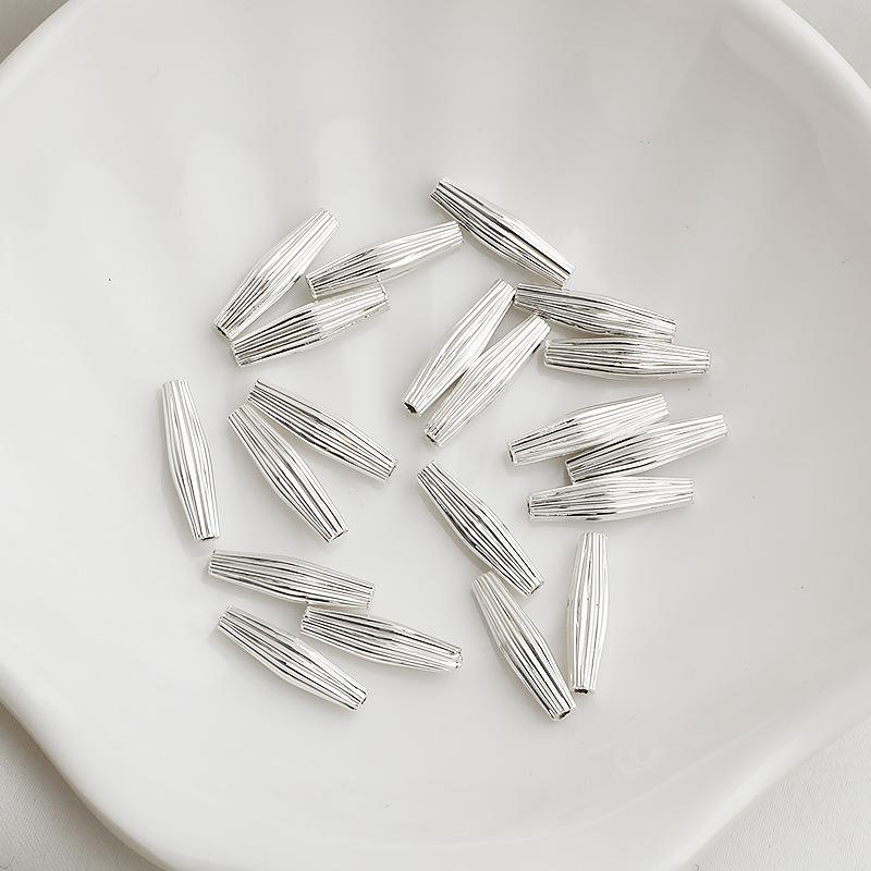 14K Gold Filled Striped Tube Beads for DIY Jewelry Necklace Bracelet Making