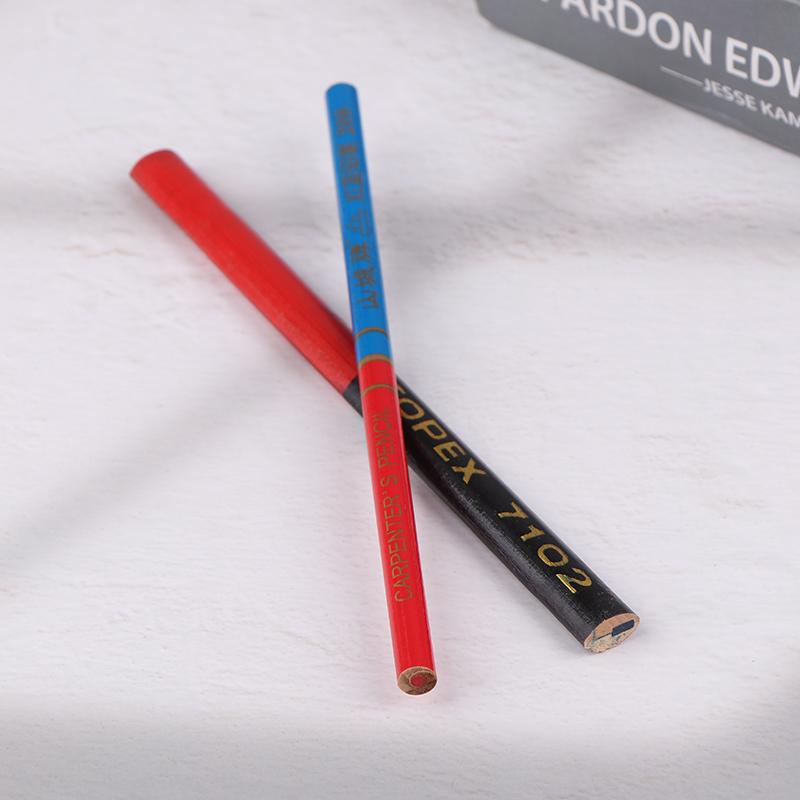 12Pcs Double Ended Colored Wooden Pencils Pre-Sharpened Red And Blue Pencils Checking Pencils For Checking Map Coloring