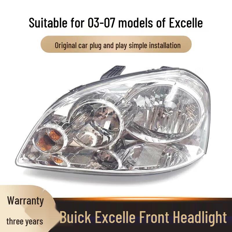 Buick Excelle Front Headlight Assembly for 2004-2007 Models Single Piece