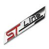 WGL2 3D Metal ST Line Logo Car Rear Trunk Badge Emblem Sider Fender Sticker For Ford STLine Focus Fiesta Mondeo Ecosport Kuga ESCAPE
