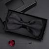 Geschenkbox Herren Fliege Männlich Trauzeuge Bräutigam Bordeauxrote Fliege Formelle Hochzeit Britische Koreanische Version Fliege