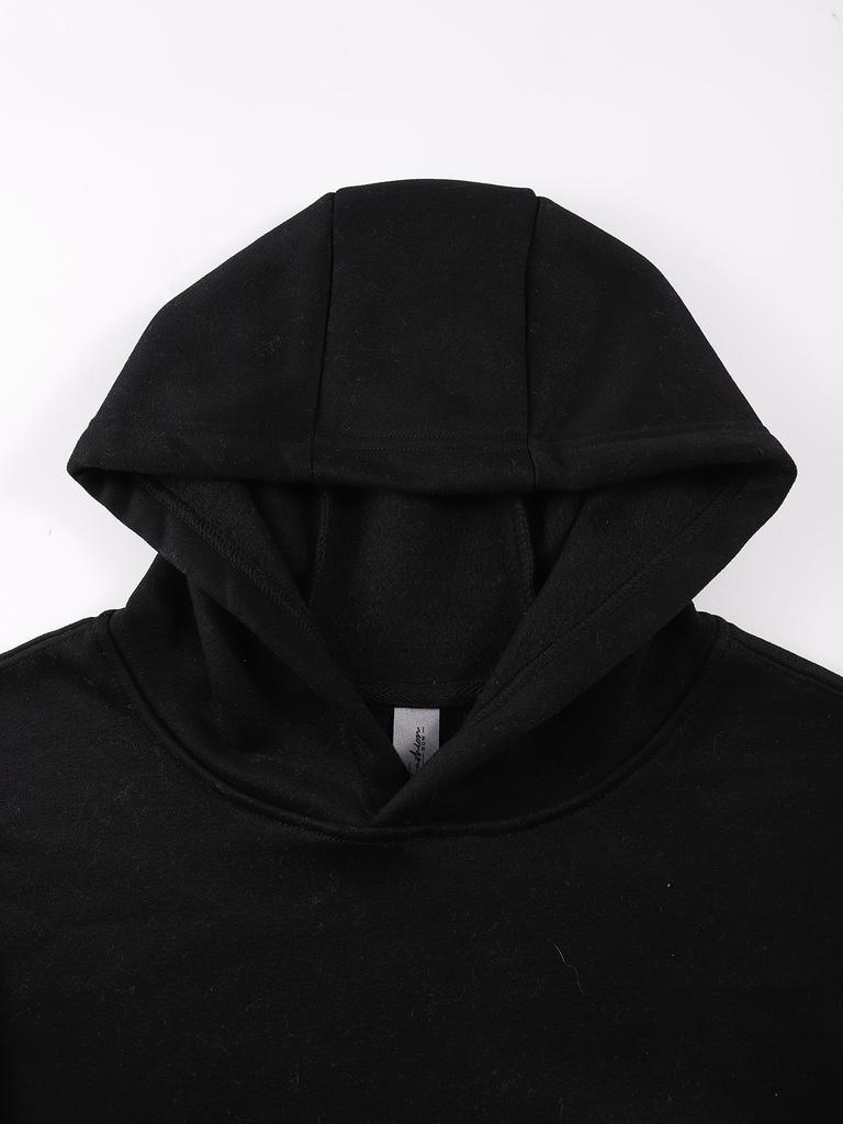 Shadow Cat Printing Men Hoody Comfortable Fleece Sweatshirts Autumn High Street Pullovers Casual Comfy Clothes Soft Warm Tops