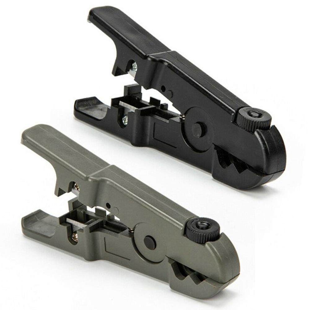 Professional Pliers Universal Rotary Coax Coaxial UTP/STP Cable Wire Cutter Stripping Tool Stripper