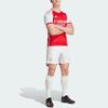 Adidas Arsenal 23/24 Home Shorts With Side Stripe And Elastic Waist Men Bottoms White HR6924