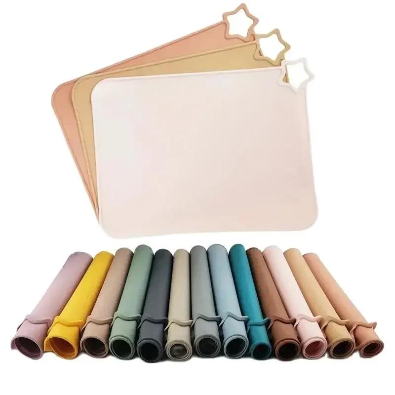 Anti-scald Placemats Heat-insulating Mats Easy-to-clean Waterproof and Oil-proof Table Mats Household Tableware Food-grade