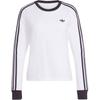 Adidas Originals 3 Stripes Firebird Adicolor Series Knitted Round Neck Slim Fit Long Sleeve T-Shirt Women tops KD3688