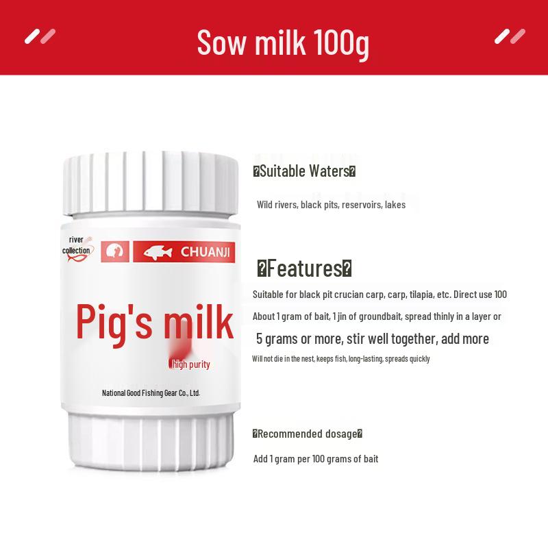 

Sow Milk Essence Fishing Attractant for Carp & Tilapia