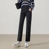 Ese-Y Damen Stretch Cropped Straight-Leg Jeans