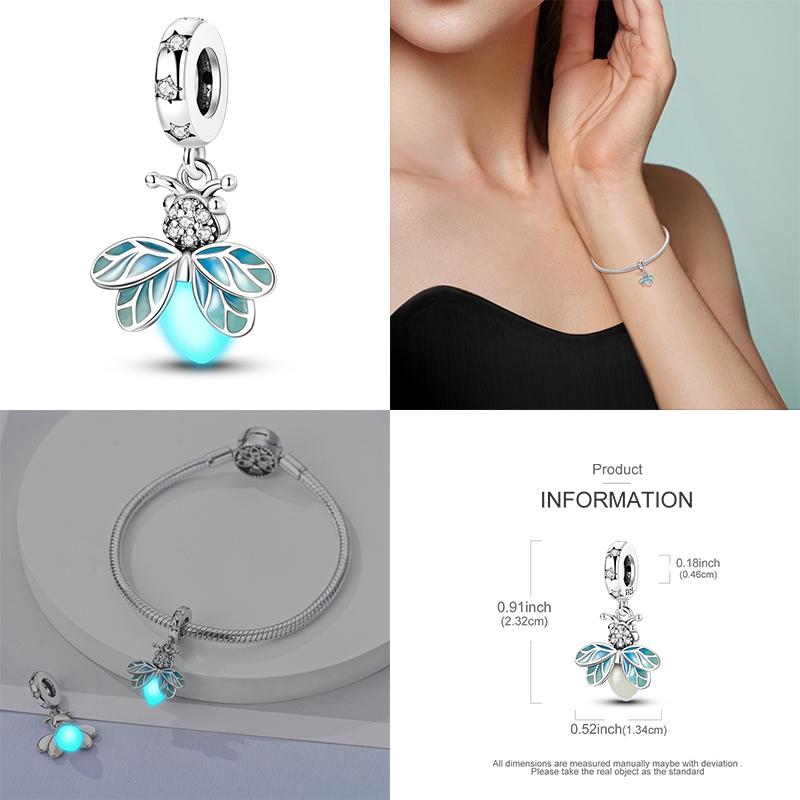 925 Silver Pendant Charms Beads Jewelry Fit Original 925 Bracelet Making For Woman Jewelry Fashion Pendant DIY Gift