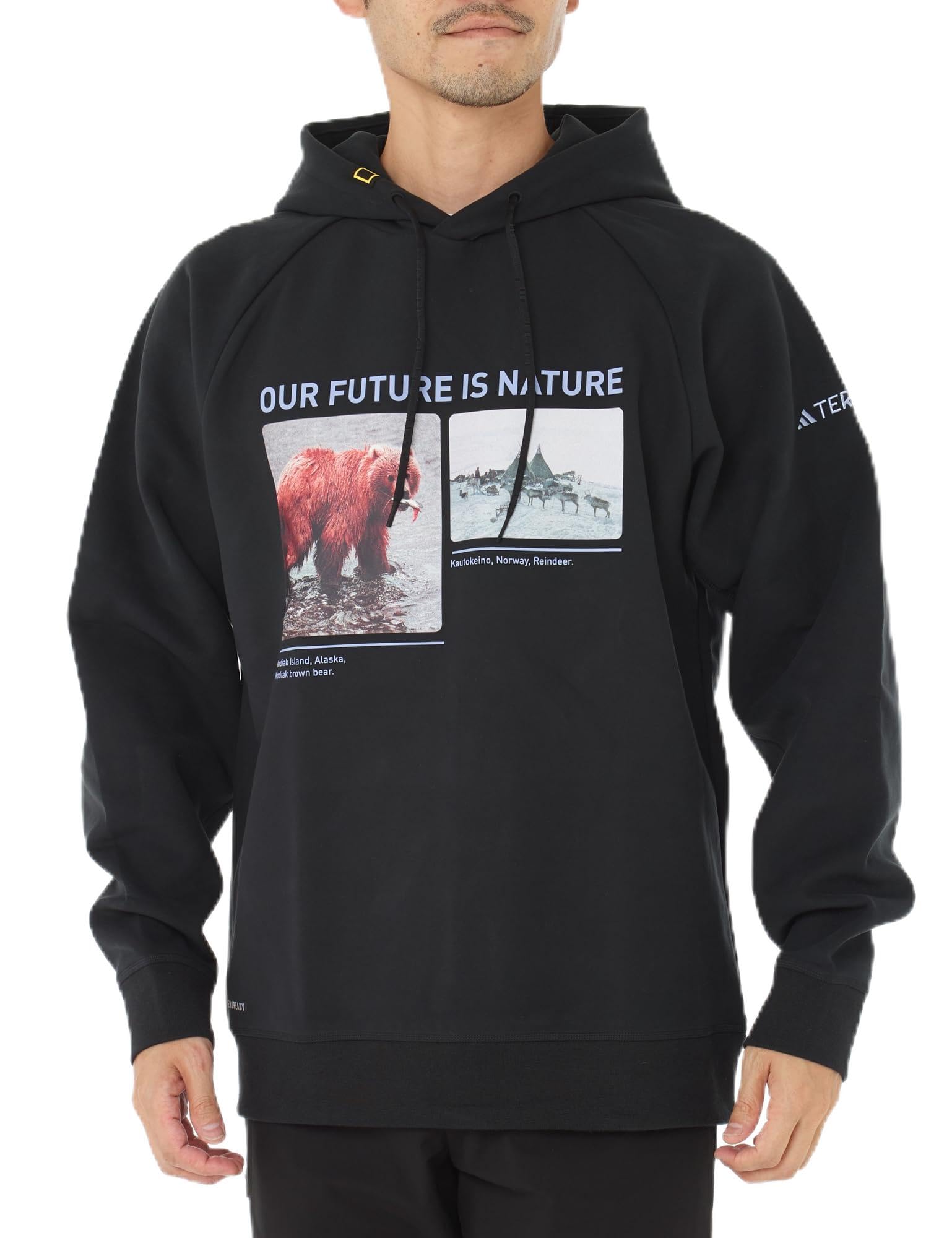 

Adidas National Geographic Aero Lady Warming Hoodie KQL38 Men s Black (JJ4358)