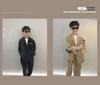 Herbst 2025 Jungen Trendiger Lockerer Blazer Zweiteiliges Anzug-Set