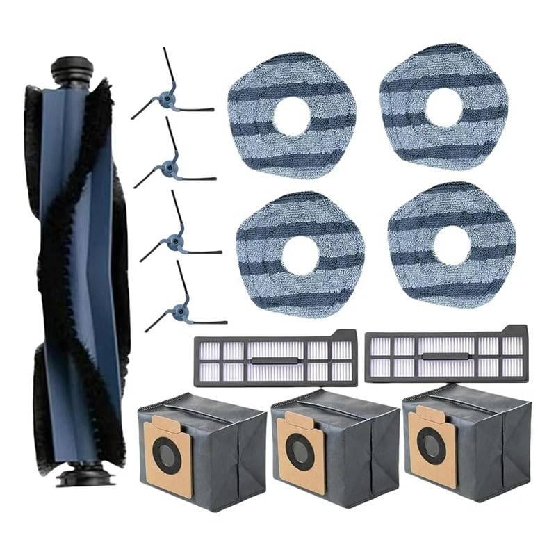 Replacement Accessory Kit for Anker Eufy X10 Pro Omni Robot Vacuum Includes 1 Main 3 Paper 4 Side and 2 Compatible with All Cleaner, Brush, Bags,