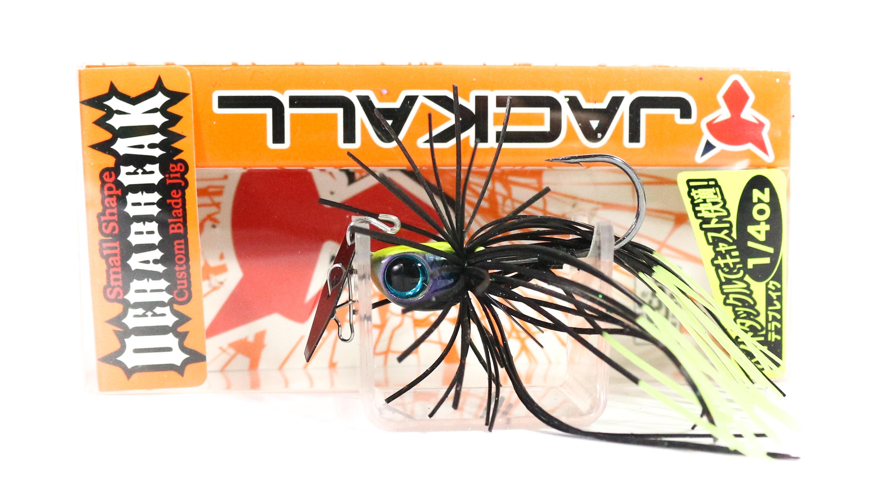 

Джиг Jackall DeraBreak B, тонущая приманка, 3/16 унции, Chart Point Black Gill (4682)