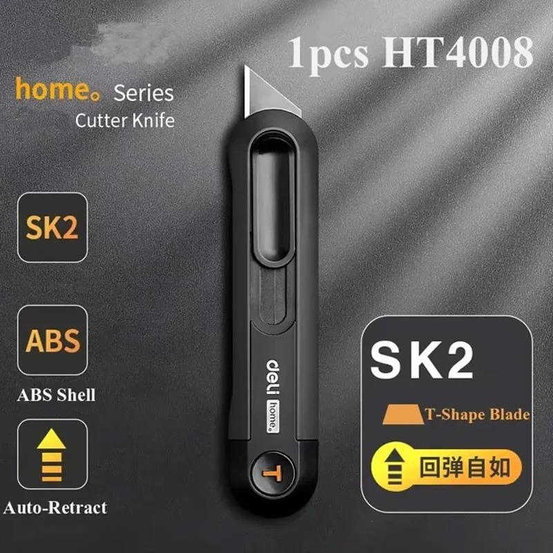 Afbreekbaar Stanleymes Intrekbare Pakketopeners 9mm 18mm Hoge Koolstofstaal Bladen Automatische Vergrendeling, voor Kantoorartikelen Schrijfwaren