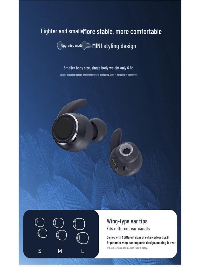 Crossover Mini Noise-Cancelling In-Ear Bluetooth Earphones
