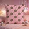 Sweet Cookie Pattern Cushion Cover Premium Comfort Reversible Pillow Cove Two in One Design for Any Room  Car Interior