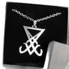 Collana con Sigillo di Lucifero Gotico e Mistico per Uomo e Donna