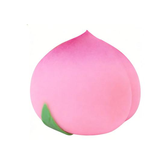 Juicy Peach Stress Relief Toy Simulation Pink Yellow Peach Squeeze Toy Decompression Fruit Shape Sensory Fidget Toy