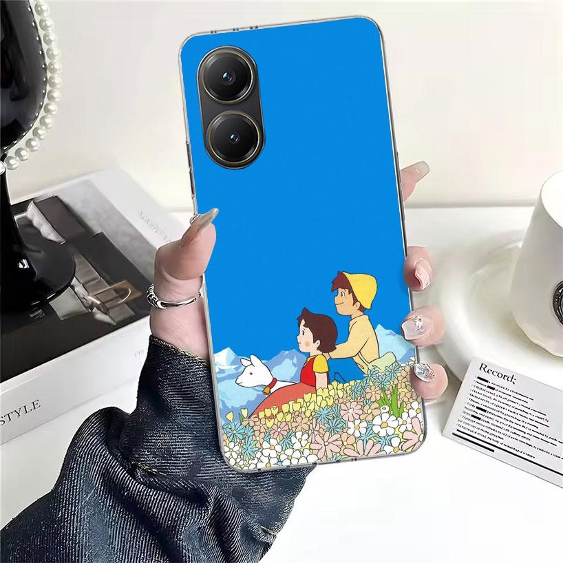 Heidi Cute Cartoon Soft Phone Case For Xiaomi Redmi 15C 15 13C 13 Poco X5 X6 X7 F7 Ultra M7 12C 12 10 10C 9C 9A 9T 9 Fundas Poco