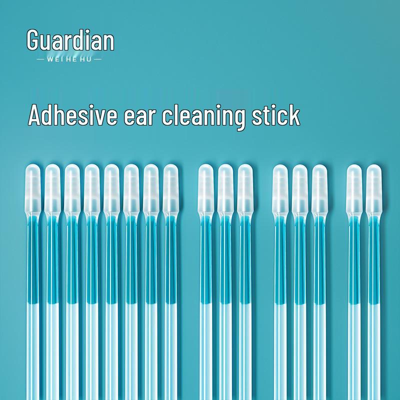 Wei Hu Care Sticky Ear Pick Cleaning Tool with Cotton Swabs