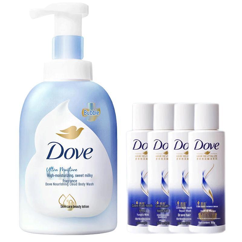 DOVE Deep Nourishing Body Wash & Shampoo Set