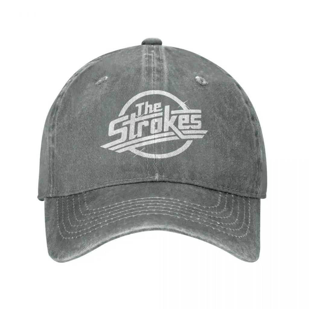 Strokes Rock Music Unisex Cappellino da Baseball da Donna Cotone Usurato Cappelli Cappellino Vintage Attività all'Aperto Vestibilità Regolabile Cappellino da Sole
