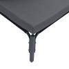 9 Piece Garden Sofa Set with Cushions Black Steel