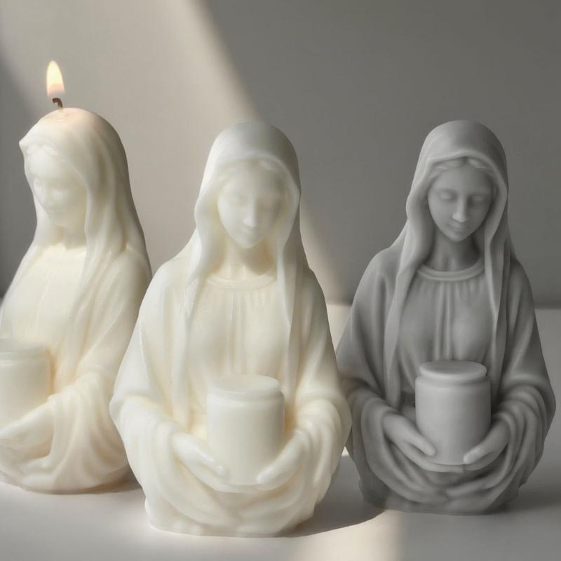 Forma silikonowa do świec portretowych o wysokiej precyzji, odpowiednia do szczegółowej ekspozycji biżuterii i dekoracji domowych. Rzemiosło.