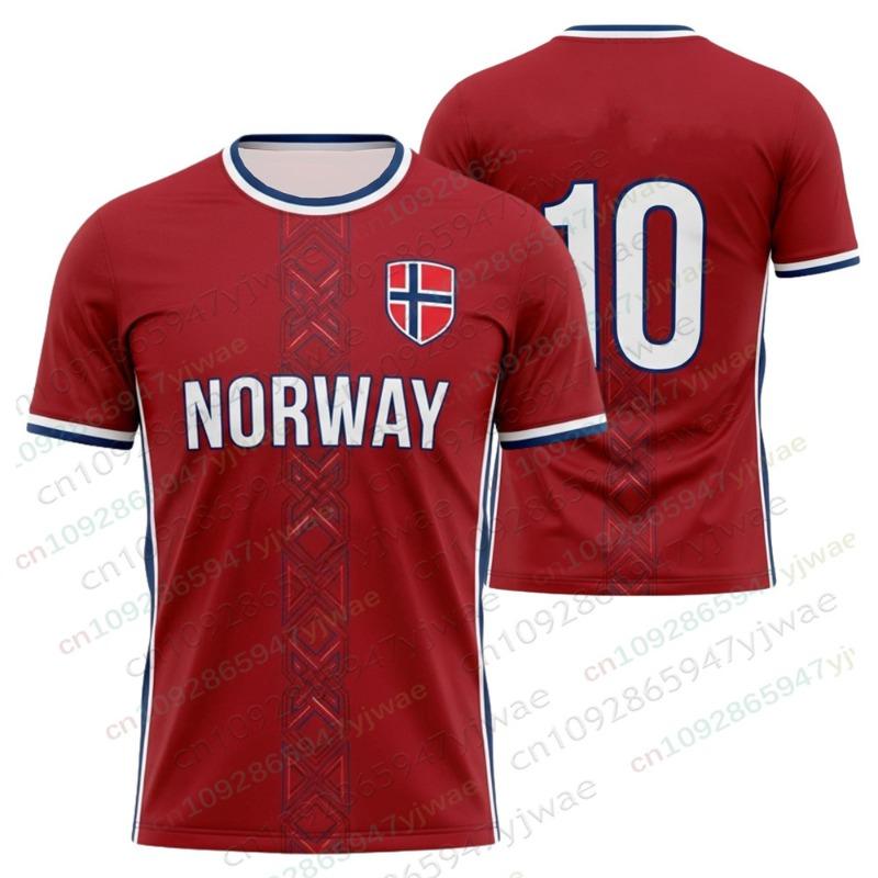 Norsko č. 9 Haaland Fotbalový dres Vikingové Kultura Tričko Prodyšné Rychleschnoucí Sportovní oblečení Dárek pro fanouška Pánské tričko