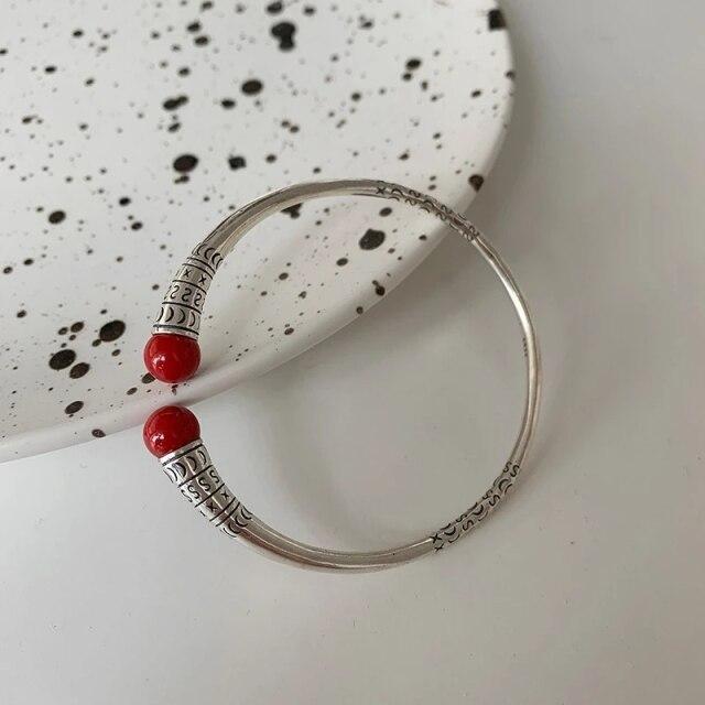 

Красные Панк Бохо Браслеты Женская Мода Ретро Креативные Открывающиеся Ювелирные Аксессуары Браслет Вечеринка